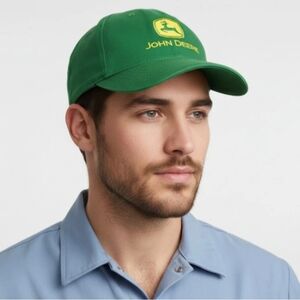 John Deere Green Cap with Yellow Logo